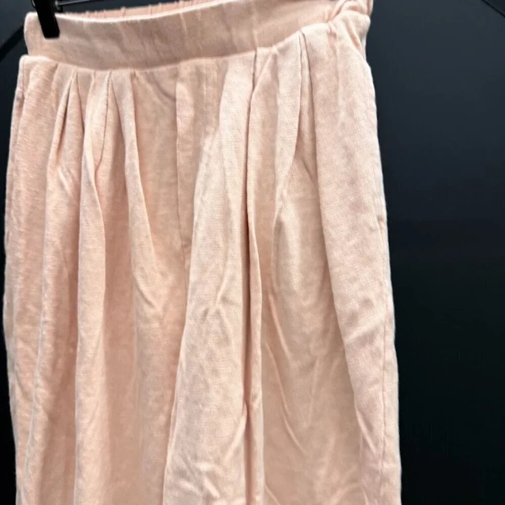 Free People Beach Pink Peach Cotton Pants - Picture 2 of 6